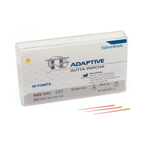 Kerr Dental 815-1540 SybonEndo TF Adaptive Gutta Percha Points Yellow SM2 50/Pk Kerr Dental 815-1540 SybonEndo TF Adaptive Gutta Percha Points Yellow SM2 50/Pk